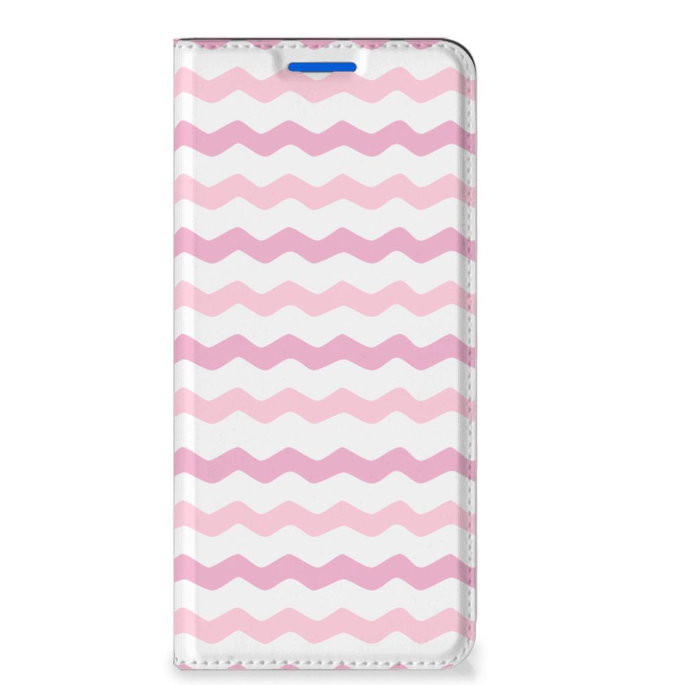OPPO Reno6 5G Hoesje met Magneet Waves Roze - B2C Telecom