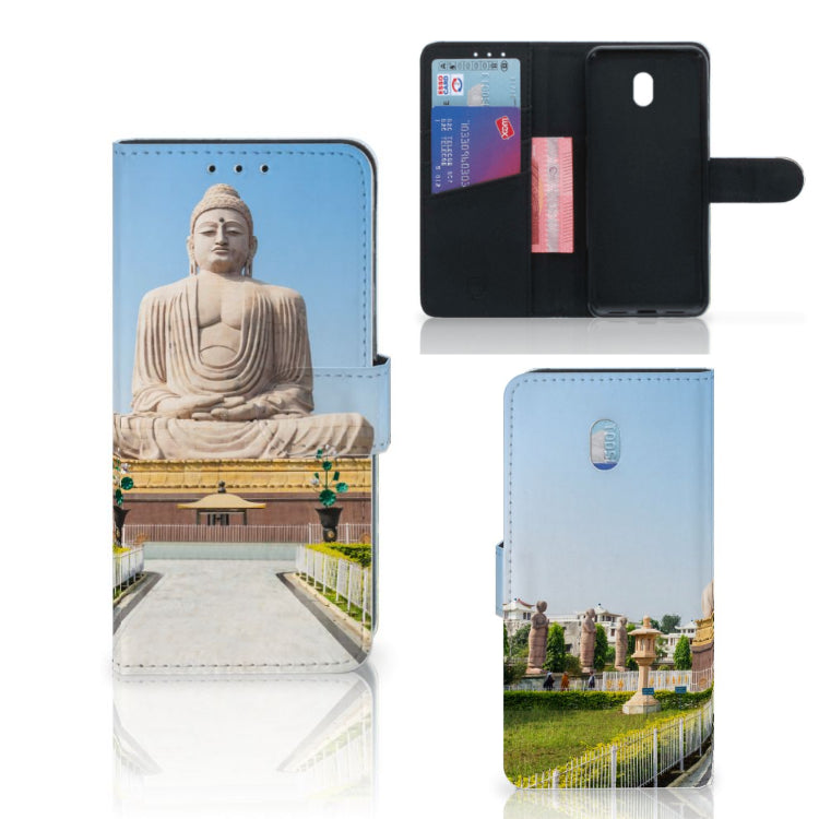 Xiaomi Redmi 8A Flip Cover Boeddha