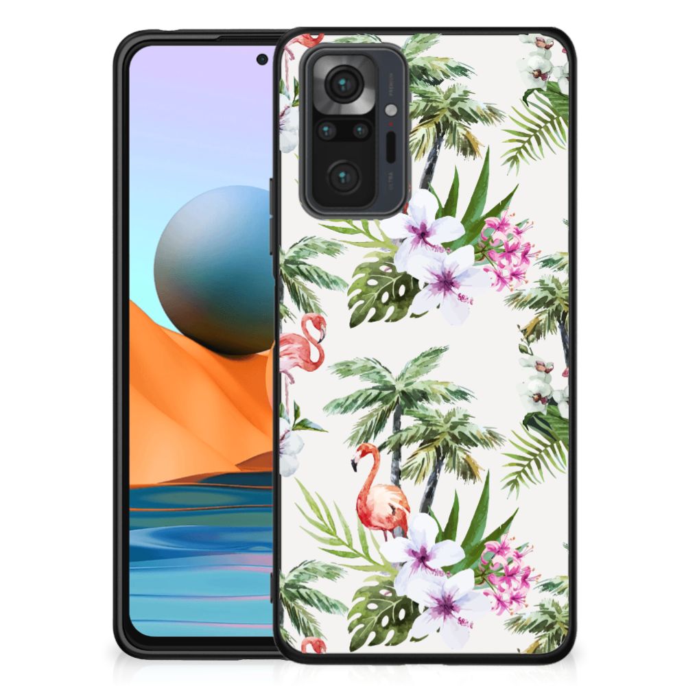Xiaomi Redmi Note 10 Pro Dierenprint Telefoonhoesje Flamingo Palms