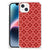 Apple iPhone 14 Plus Doorzichtige Silicone Hoesje Batik Rood B2C Telecom