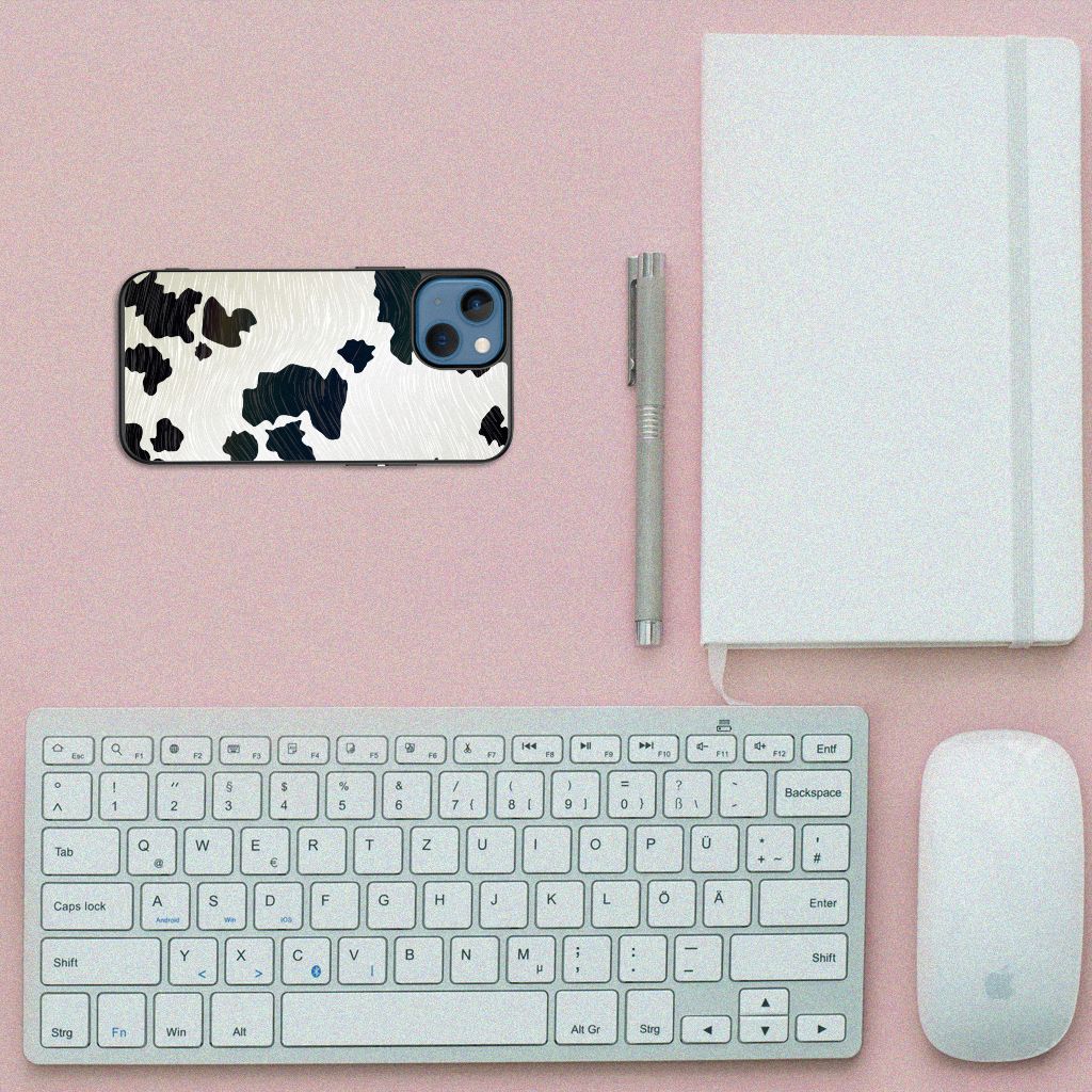 Apple iPhone 13 mini Dierenprint Telefoonhoesje Koeienvlekken B2C Telecom