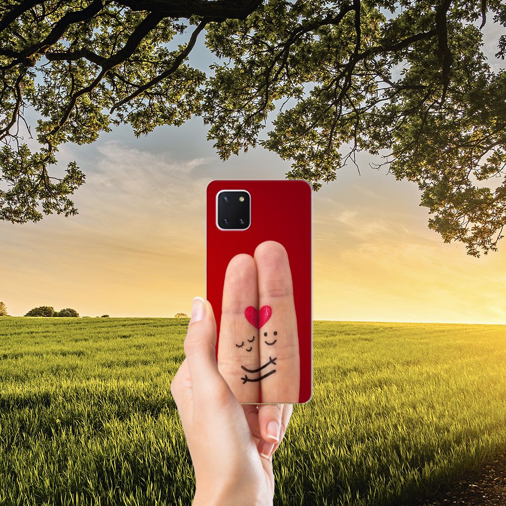 Samsung Galaxy Note 10 Lite Silicone Back Cover Liefde - Origineel Romantisch Cadeau B2C Telecom