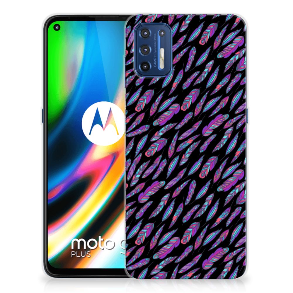 Motorola Moto G9 Plus TPU bumper Feathers Color B2C Telecom