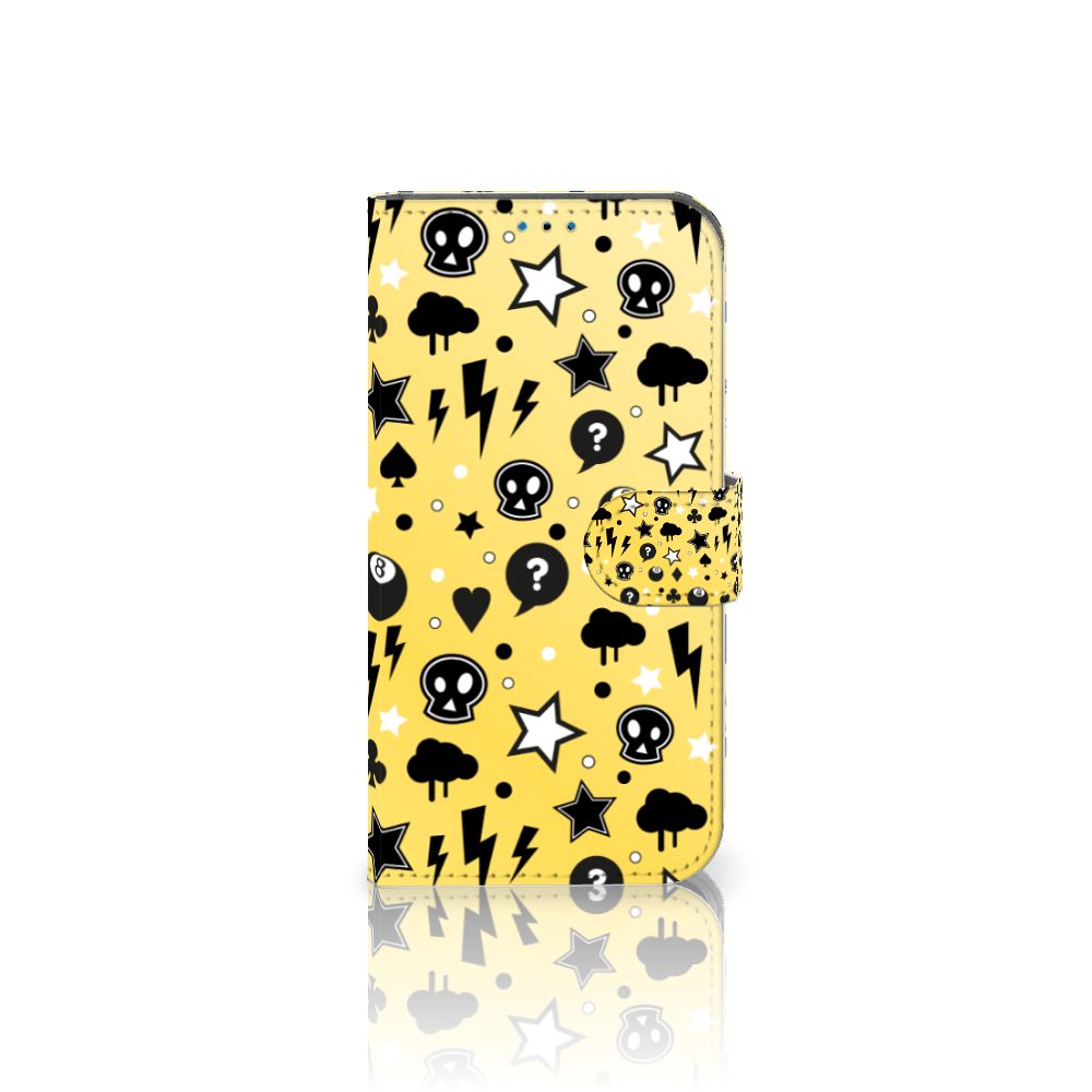 Telefoonhoesje met Naam iPhone 14 Pro Punk Geel