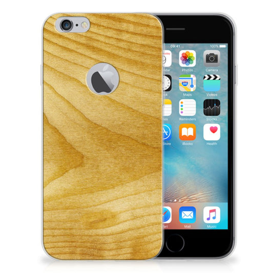 Apple iPhone 6 Plus | 6s Plus Bumper Hoesje Licht Hout