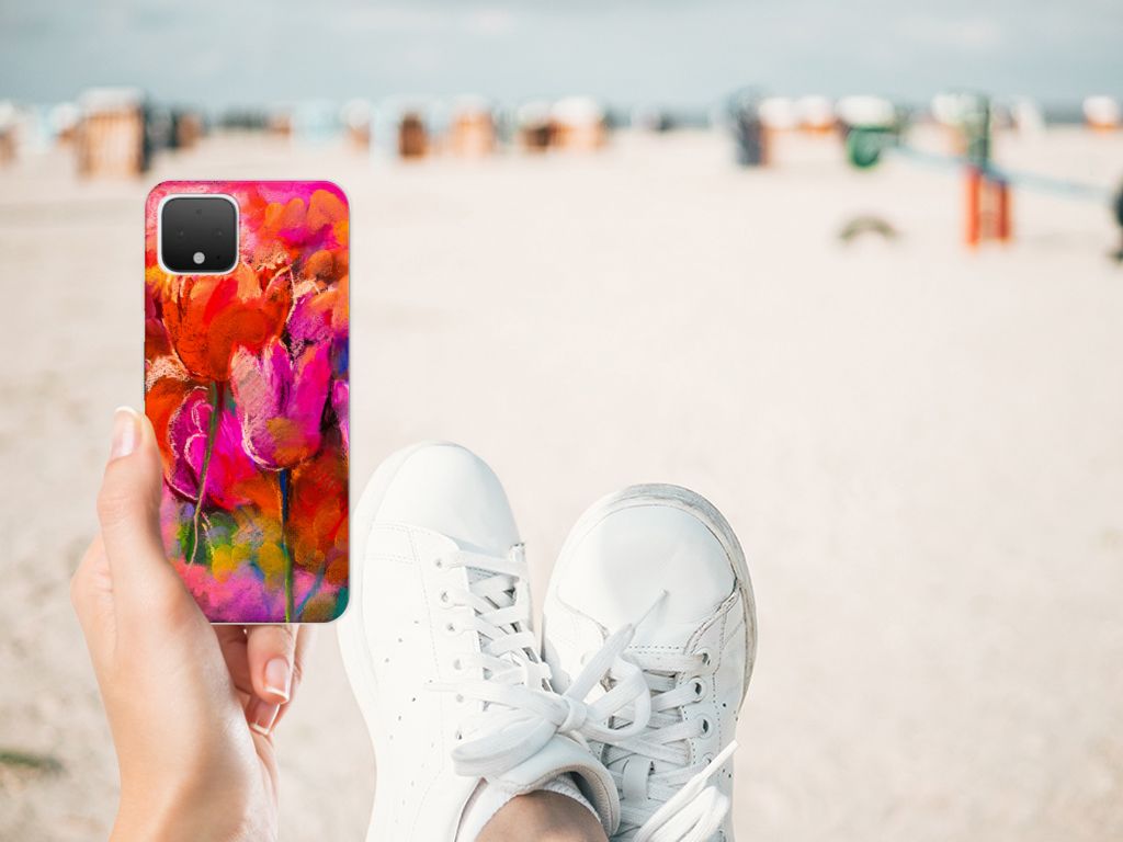 Hoesje maken Google Pixel 4 Tulips B2C Telecom