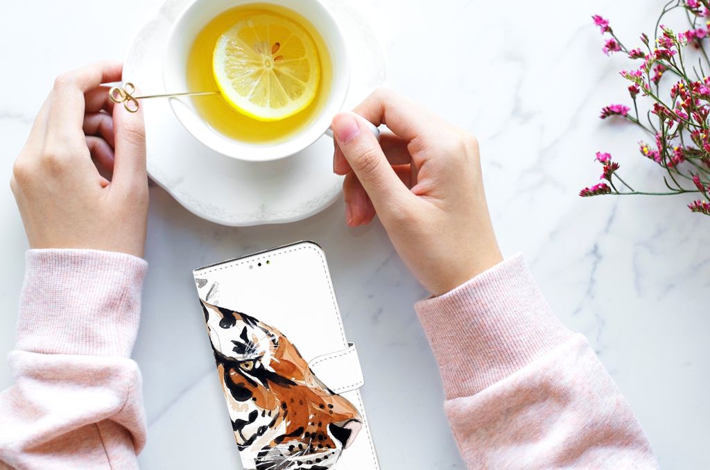 Hoesje Samsung Galaxy A03 Watercolor Tiger