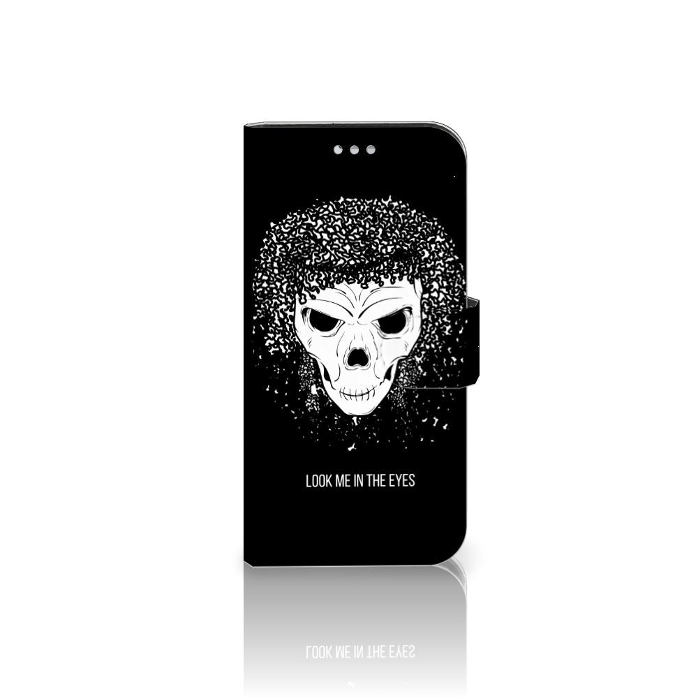 Telefoonhoesje met Naam Samsung Galaxy S7 Skull Hair