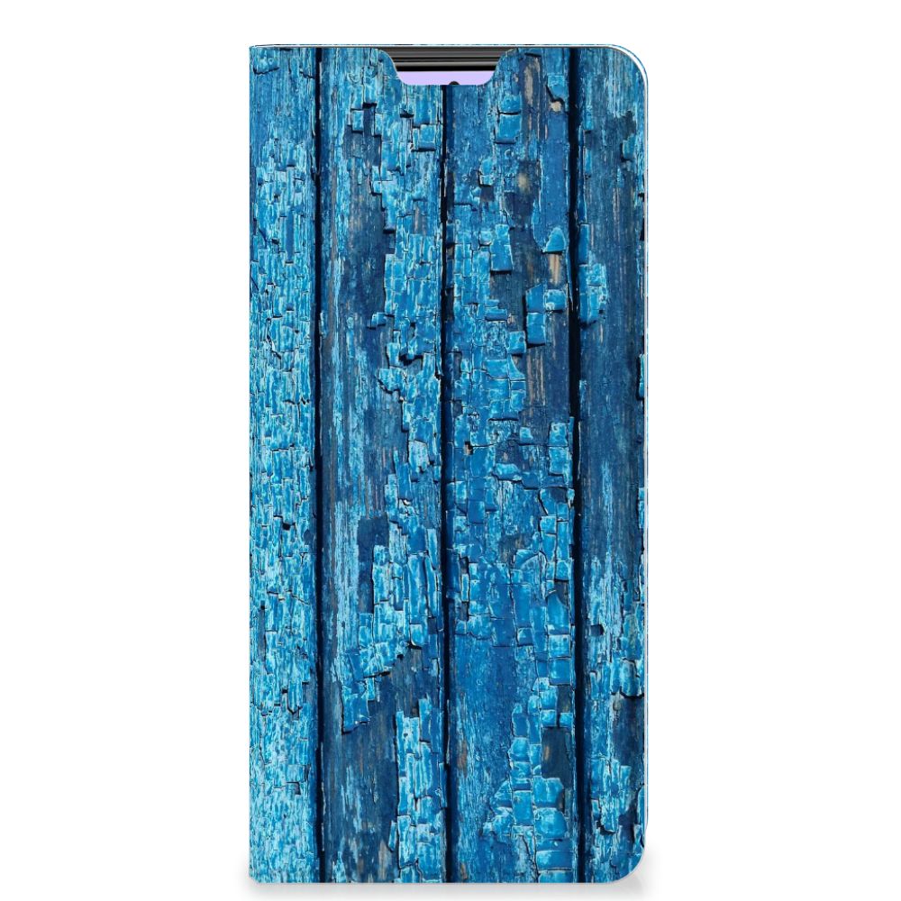 Xiaomi Redmi Note 10 Pro Book Wallet Case Wood Blue - B2C Telecom