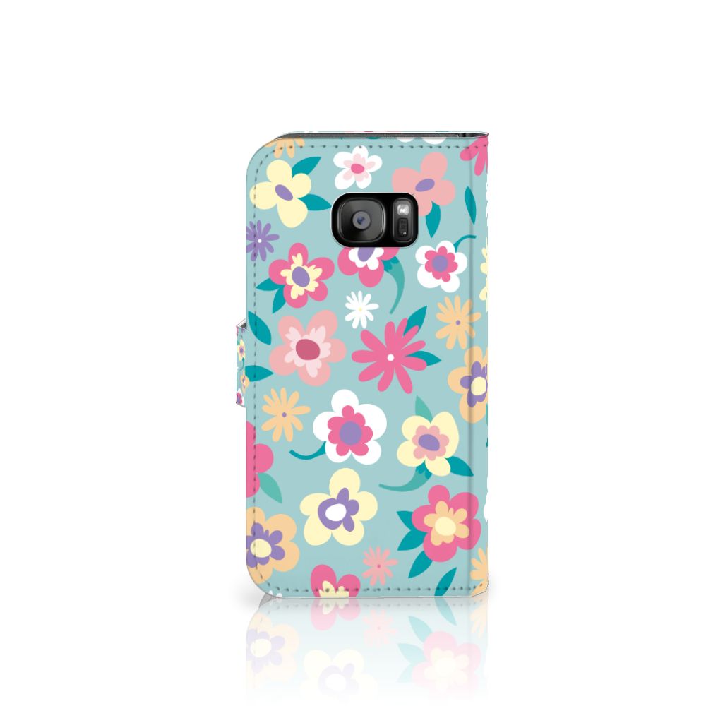 Samsung Galaxy S7 Edge Hoesje Flower Power
