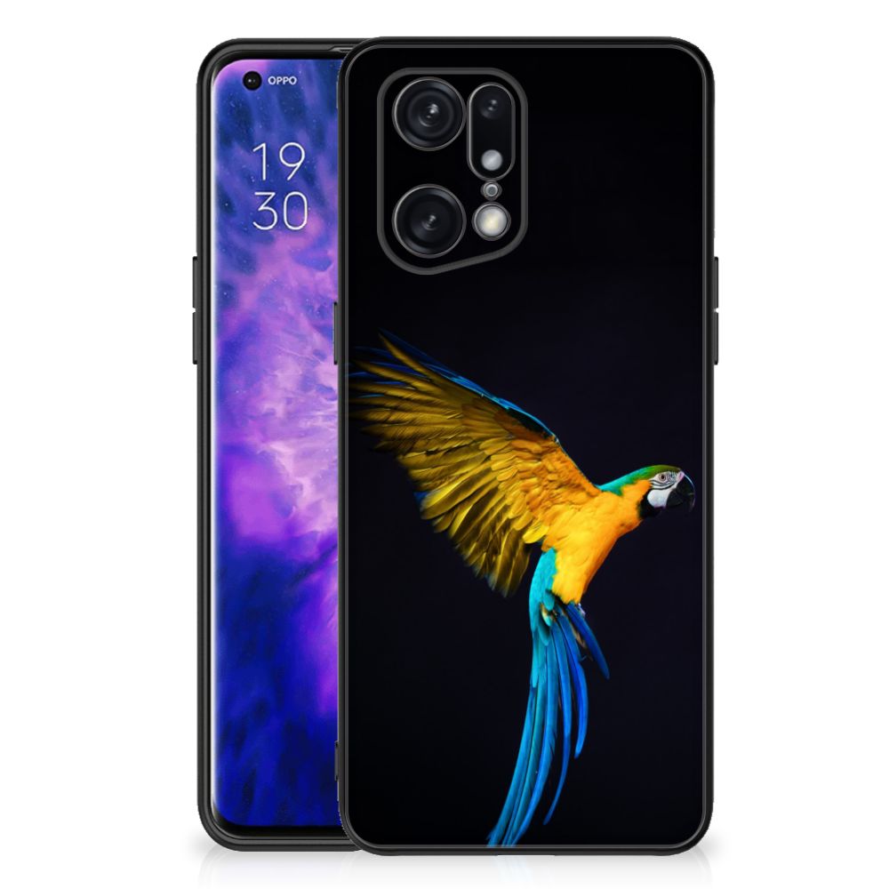 OPPO Find X5 Pro Dierenprint Telefoonhoesje Papegaai