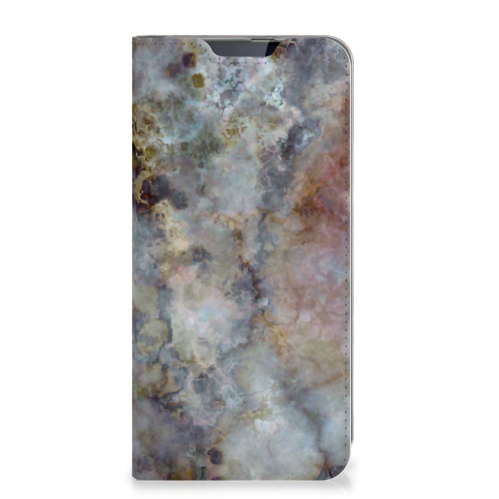 Samsung Galaxy A60 Standcase Marmer Grijs