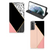 Samsung Galaxy S21 FE Stand Case Zwart Roze Vormen - B2C Telecom