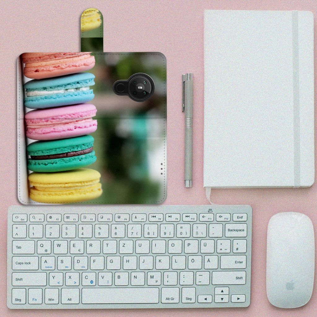 Nokia 5.3 Book Cover Macarons