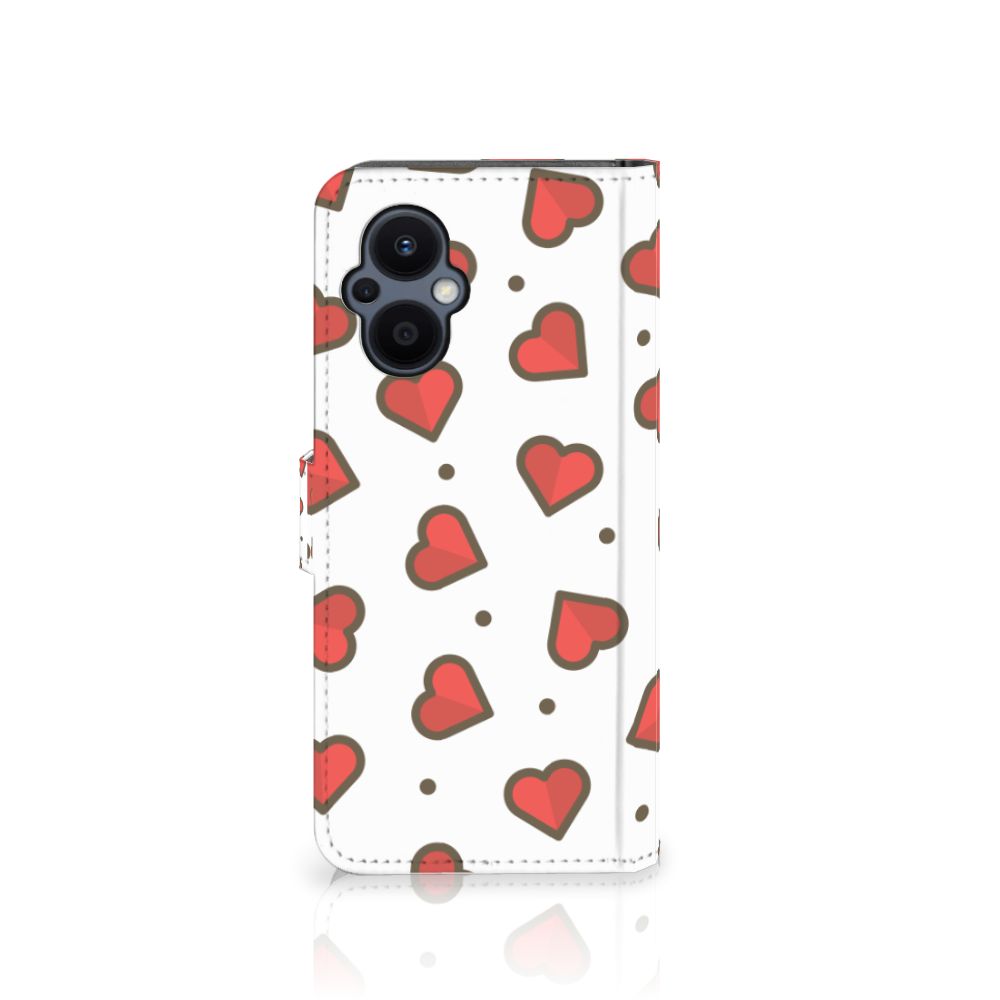 OPPO Reno 8 Lite | OnePlus Nord N20 Telefoon Hoesje Hearts