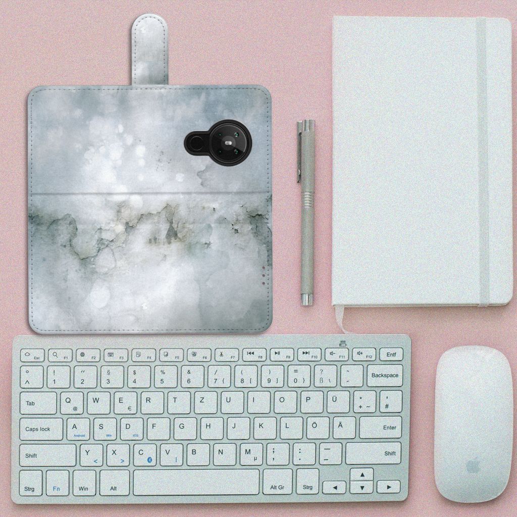 Hoesje Nokia 5.3 Painting Grey