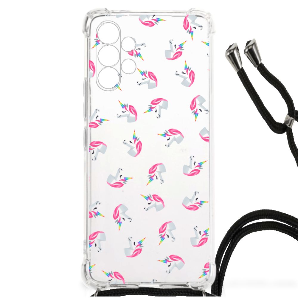 Doorzichtige Silicone Hoesje voor Samsung Galaxy A13 4G Unicorns B2C Telecom