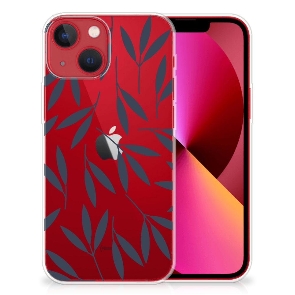 Apple iPhone 13 TPU Case Leaves Blue B2C Telecom