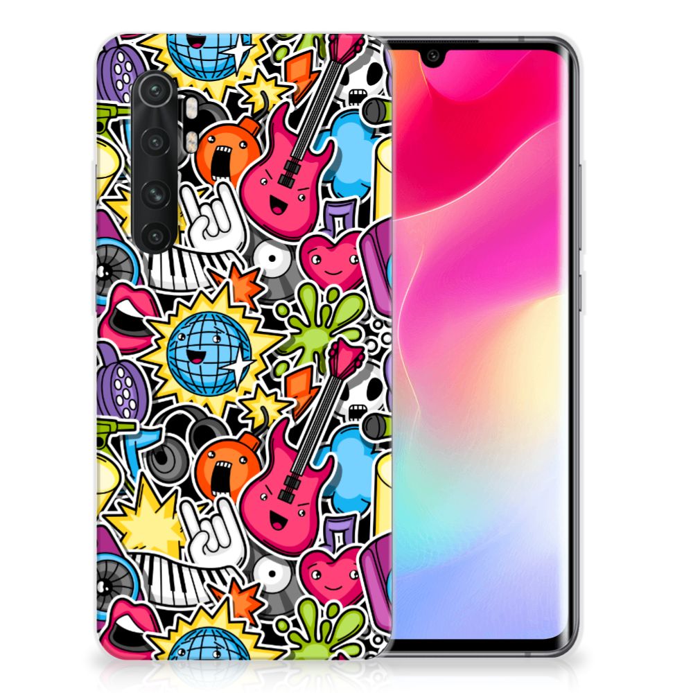 Xiaomi Mi Note 10 Lite Silicone Back Cover Punk Rock