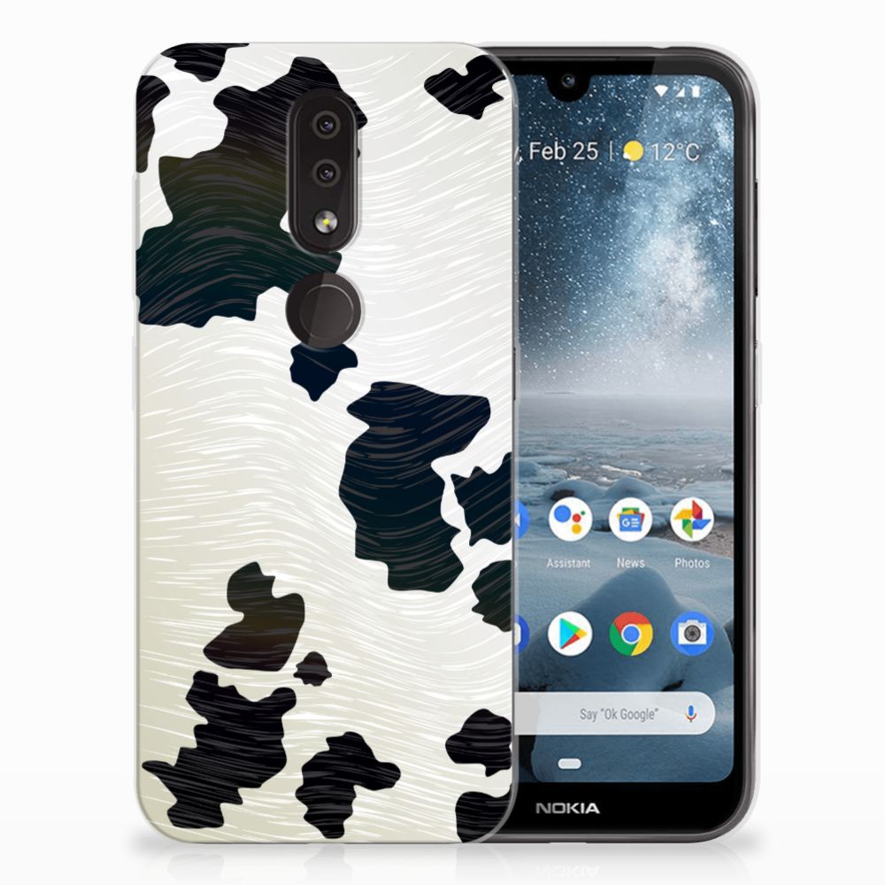 Nokia 4.2 TPU Hoesje Koeienvlekken