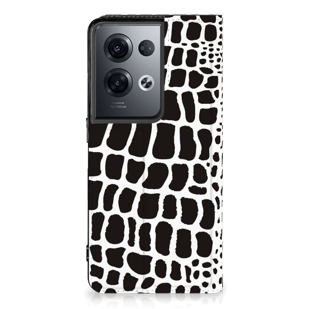 OPPO Reno8 Pro Hoesje maken Slangenprint - B2C Telecom
