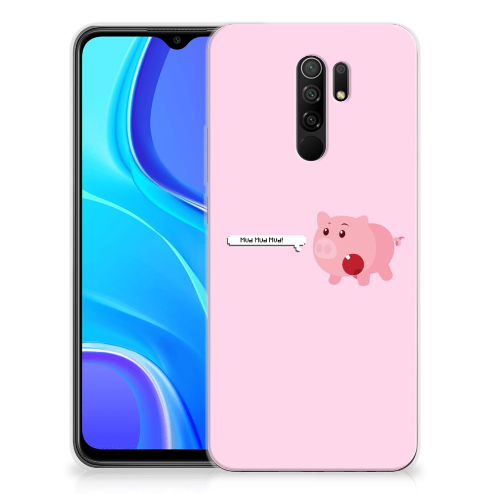 Xiaomi Redmi 9 Telefoonhoesje met Naam Pig Mud B2C Telecom