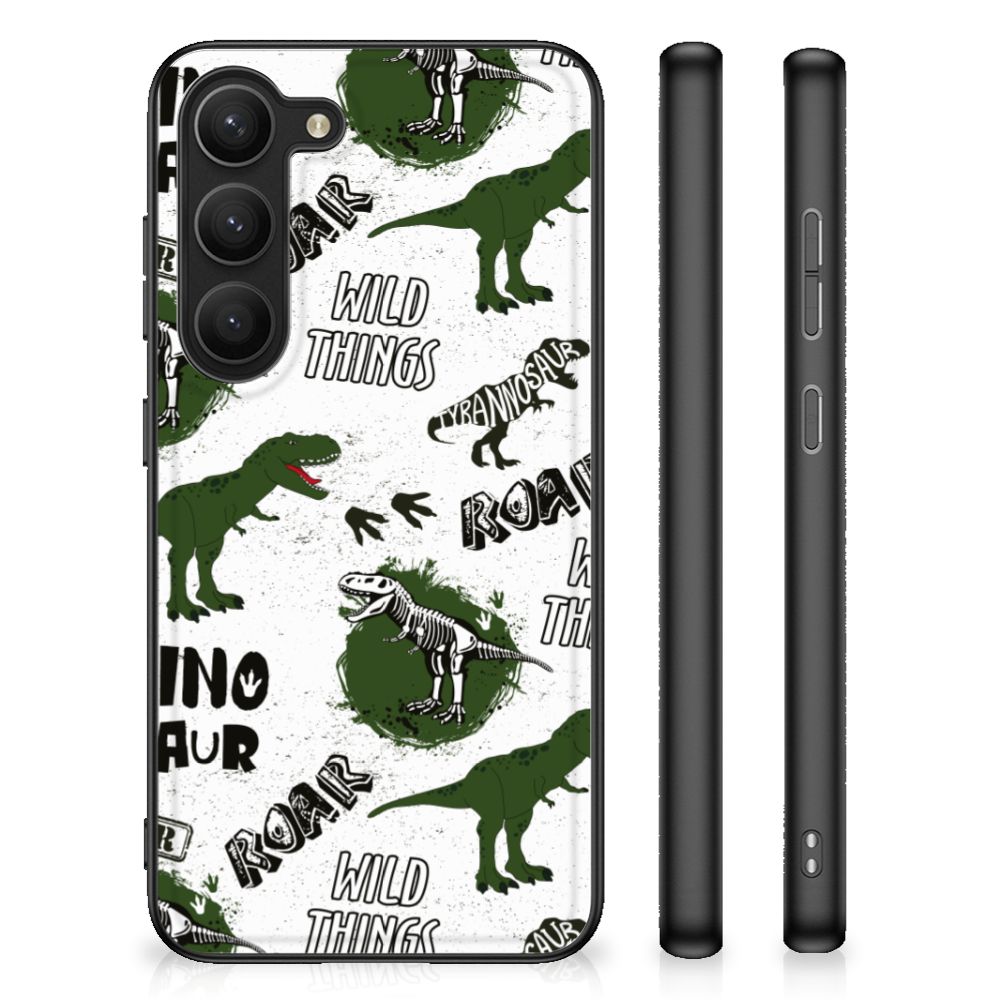 Dierenprint Telefoonhoesje voor Samsung Galaxy S23 Dinosaurus B2C Telecom