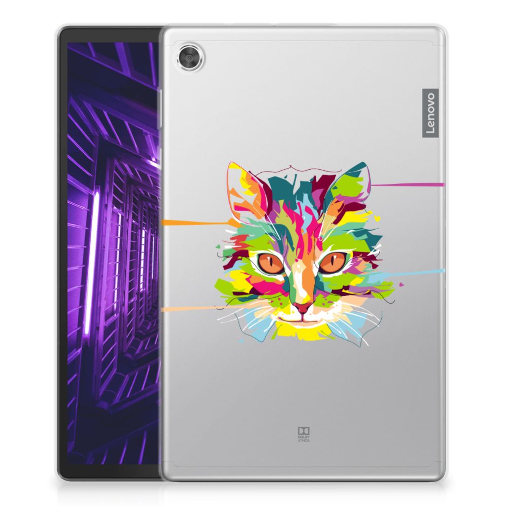Lenovo Tab M10 Plus Tablet Back Cover Cat Color - B2C Telecom