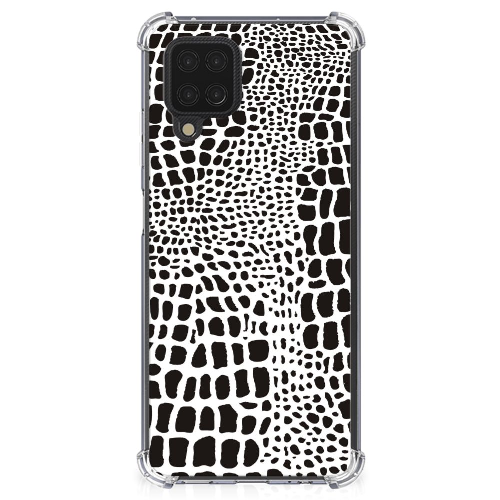 Samsung Galaxy A12 Case Anti-shock Slangenprint