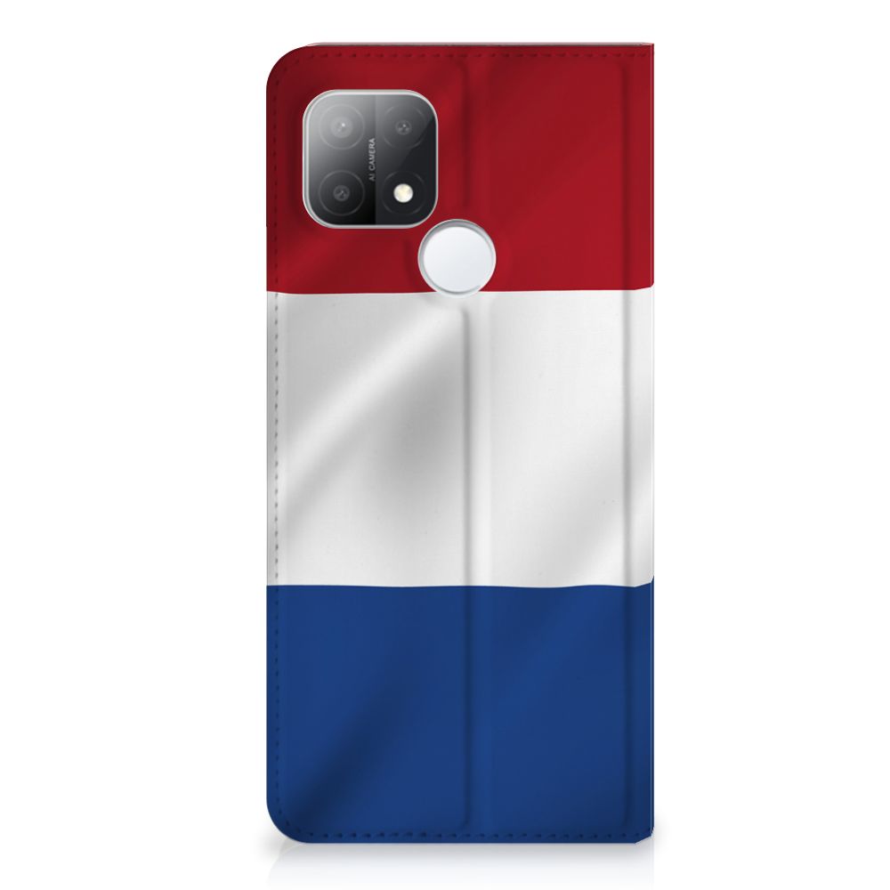 OPPO A15 Standcase Nederlandse Vlag - B2C Telecom