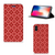 Apple iPhone X | Xs Hoesje met Magneet Batik Rood