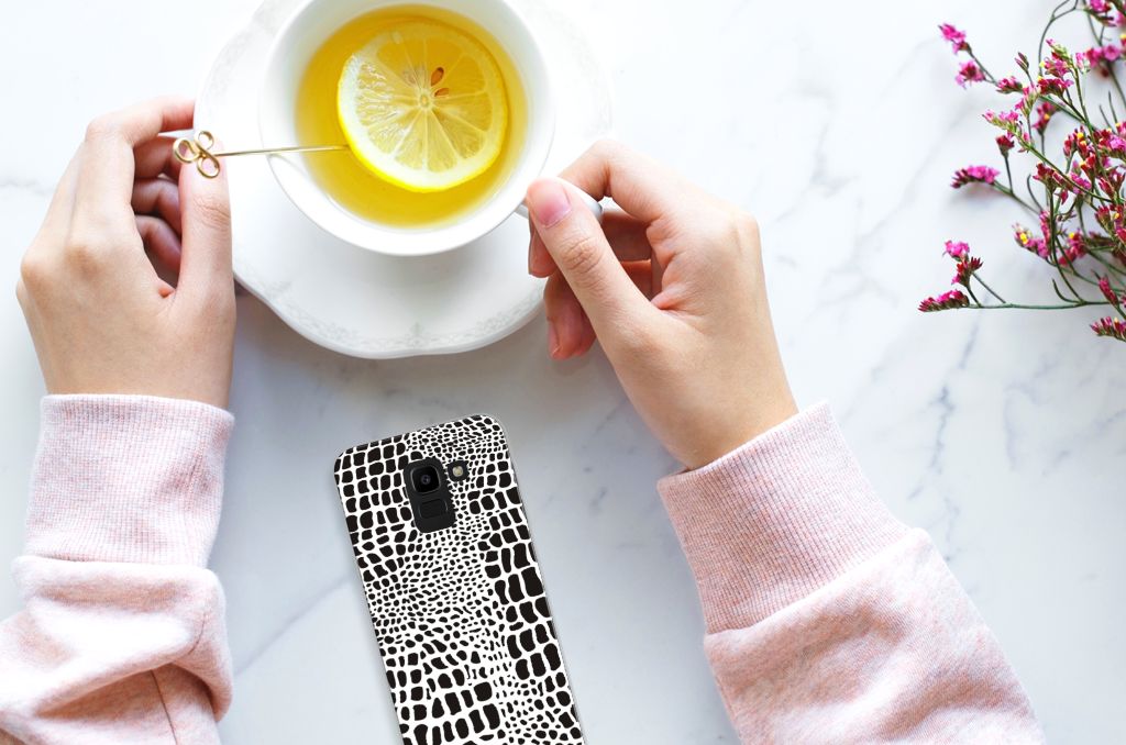 Samsung Galaxy J6 2018 TPU Hoesje Slangenprint