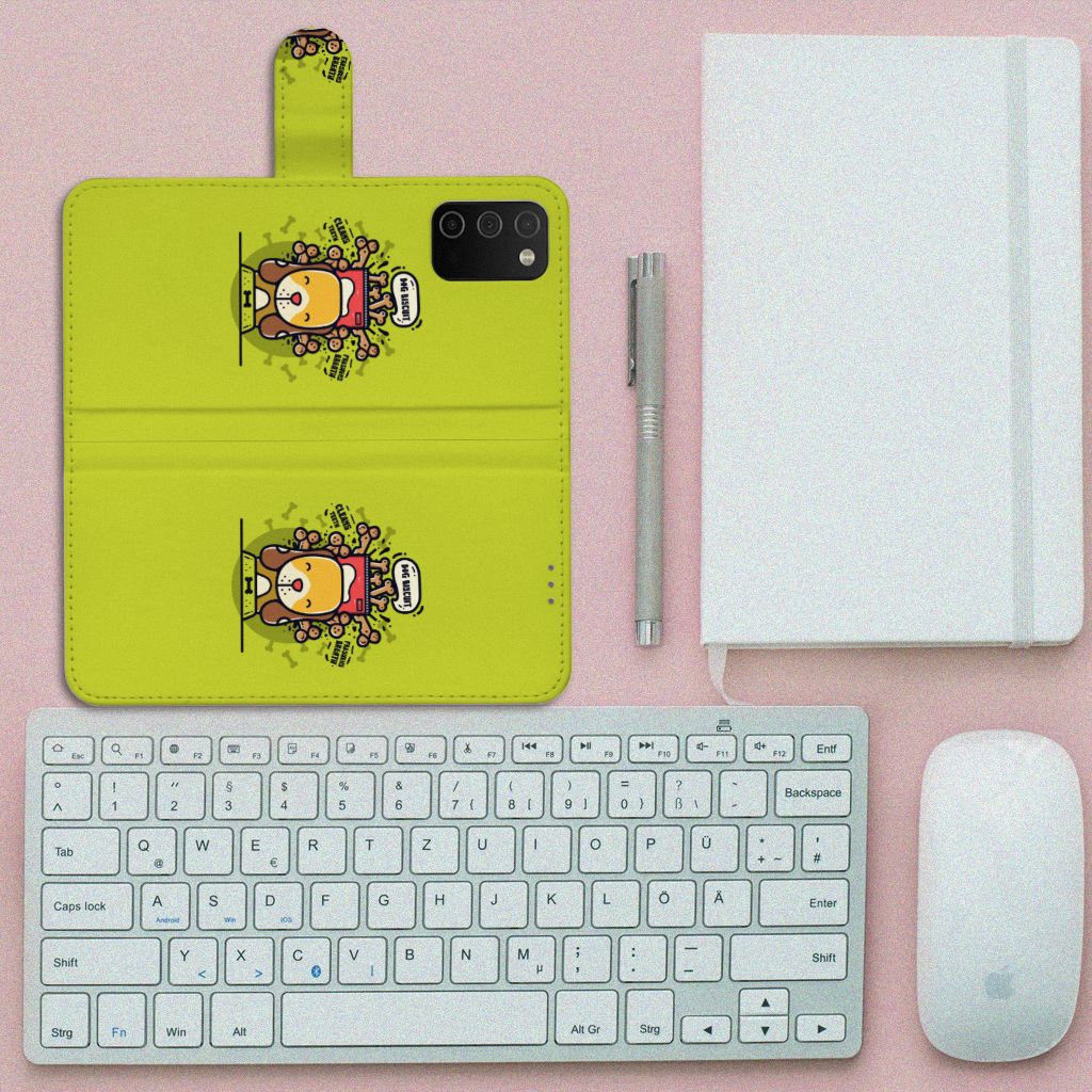 Samsung Galaxy A03s Leuk Hoesje Doggy Biscuit