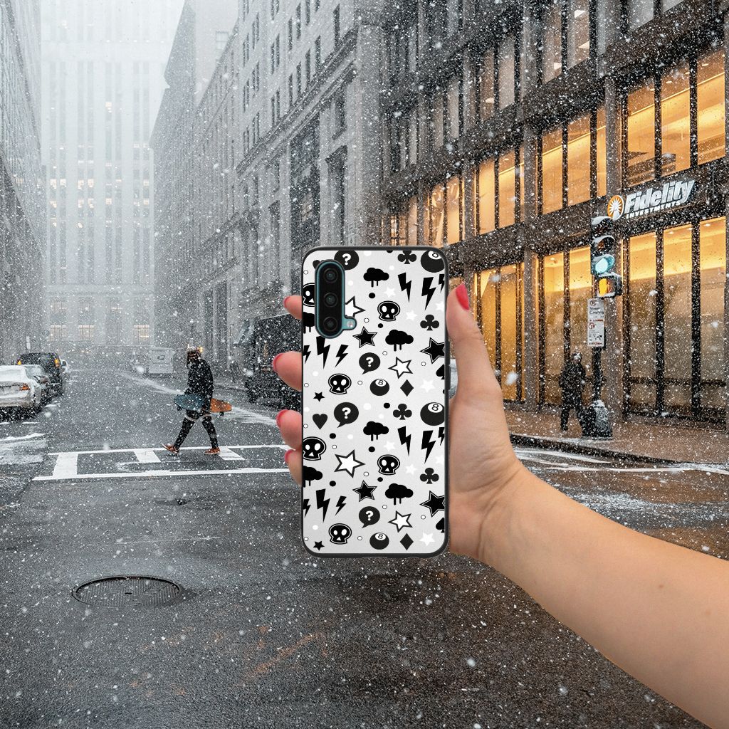 Telefoonhoesje OnePlus Nord CE 5G Silver Punk B2C Telecom