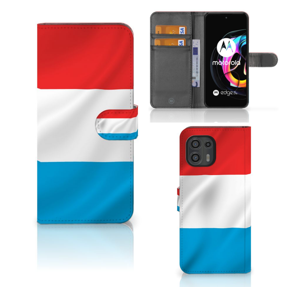 Motorola Edge 20 Lite Bookstyle Case Luxemburg