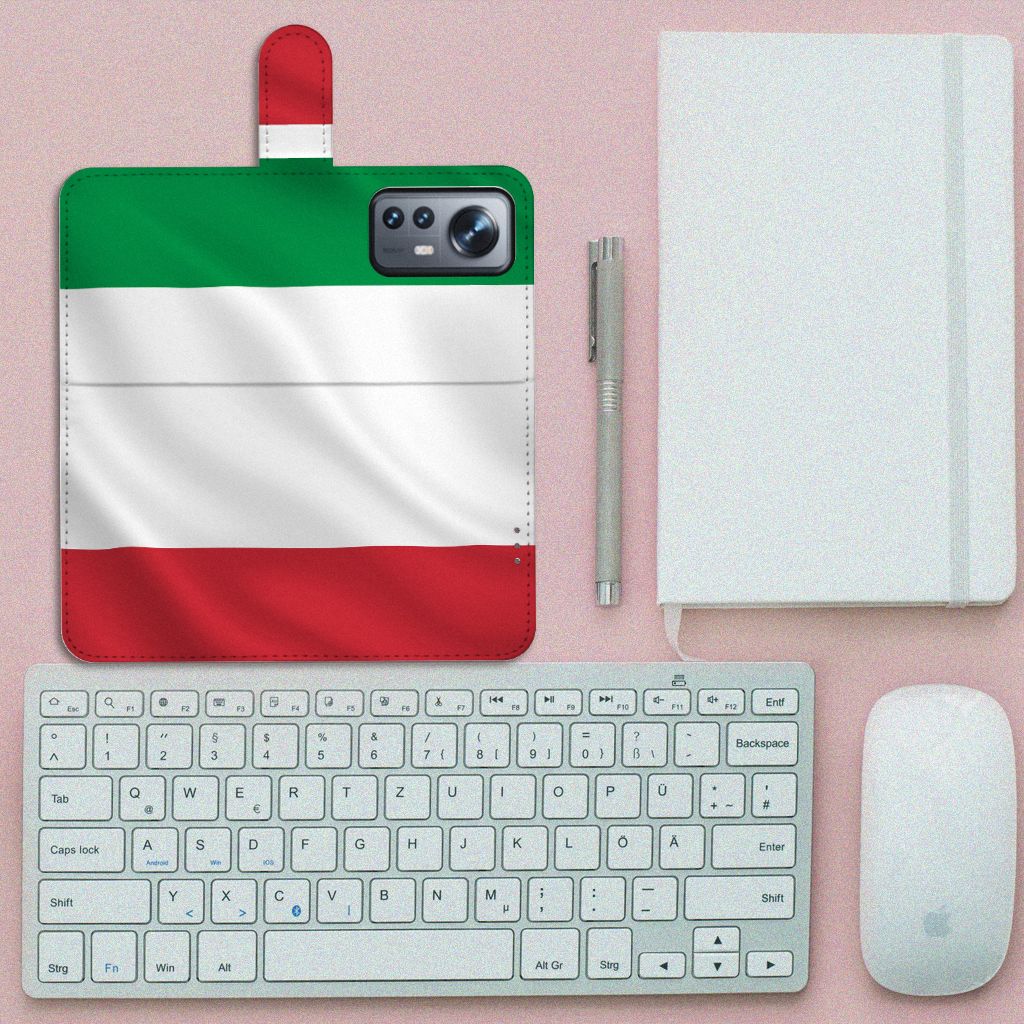 Xiaomi 12 Pro Bookstyle Case Italië