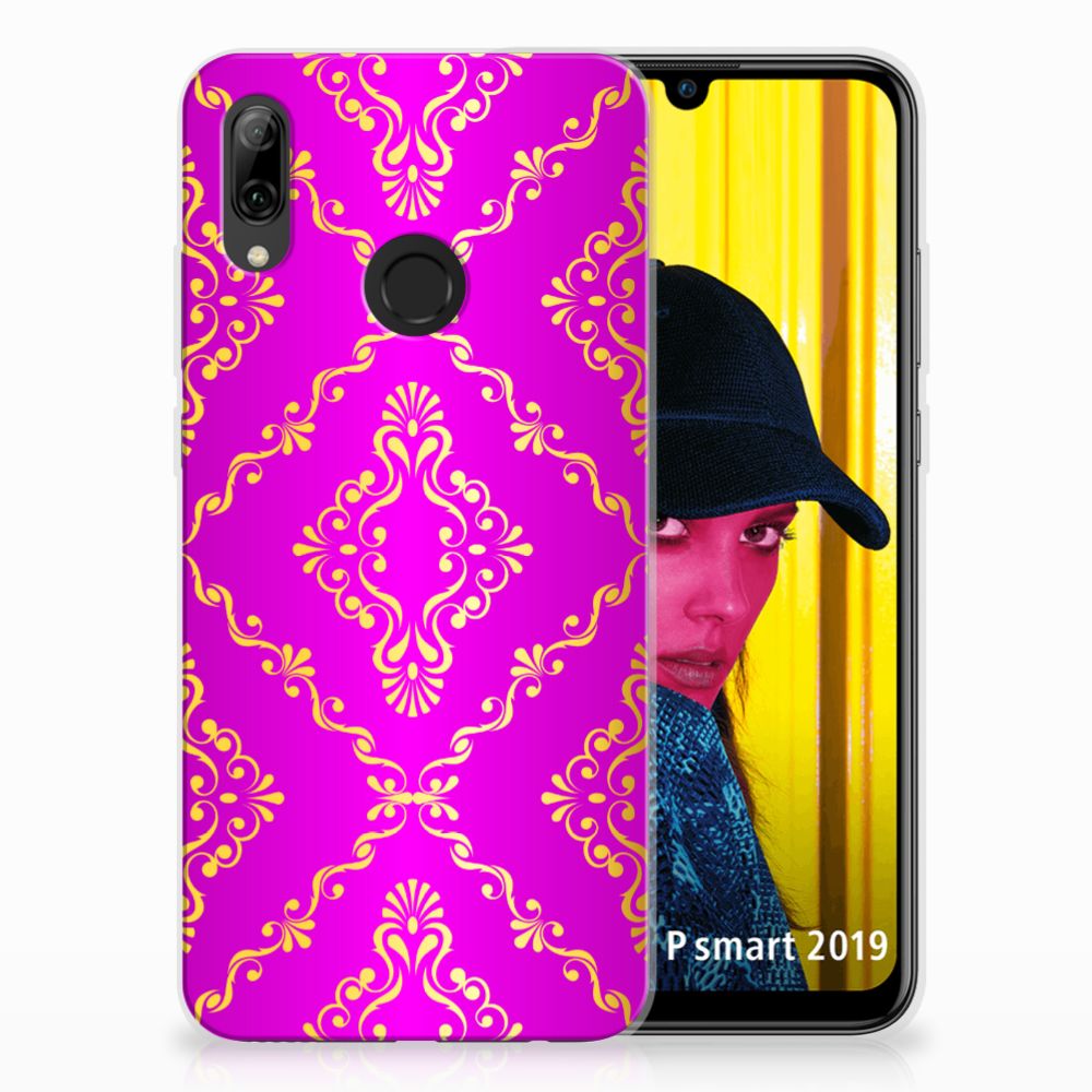 Siliconen Hoesje Huawei P Smart 2019 Barok Roze