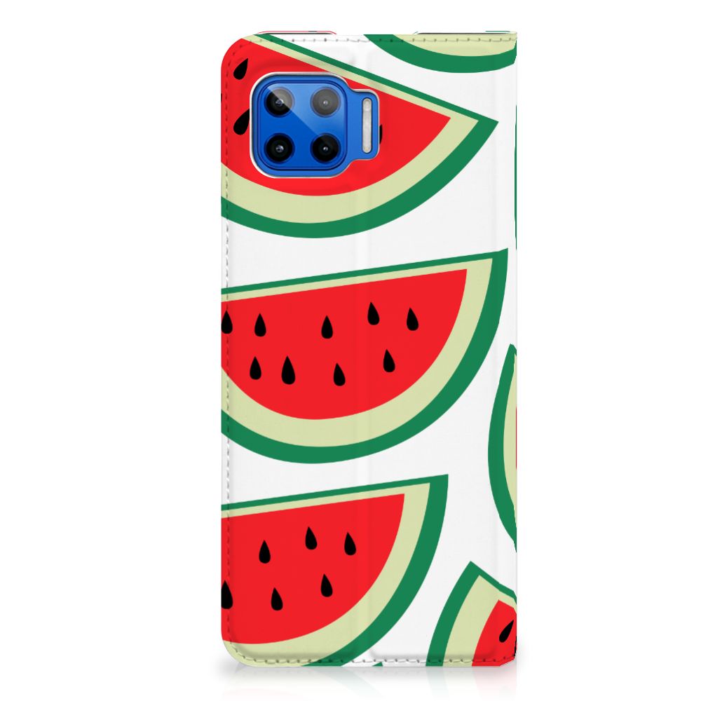 Motorola Moto G 5G Plus Flip Style Cover Watermelons - B2C Telecom