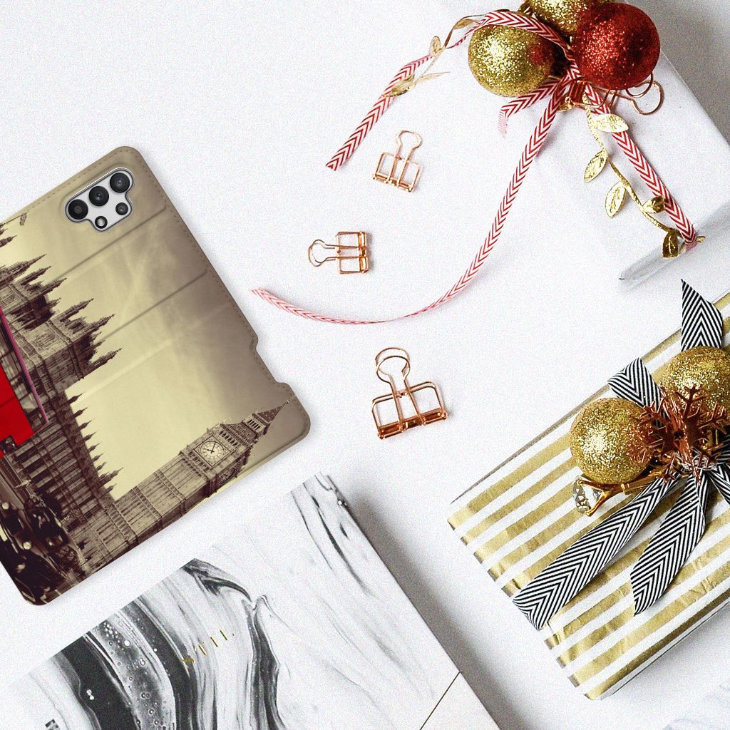 Samsung Galaxy A32 5G Book Cover Londen - B2C Telecom