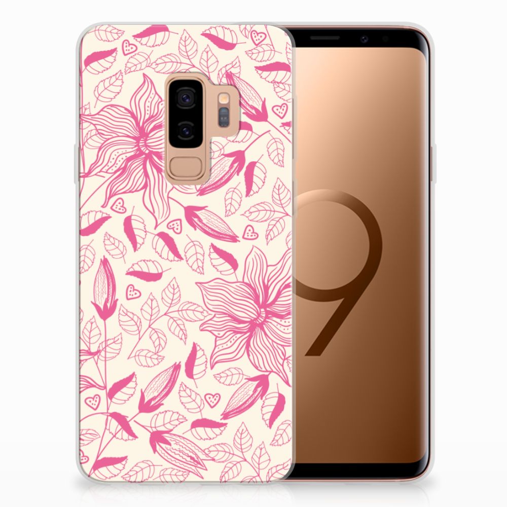 Samsung Galaxy S9 Plus TPU Case Pink Flowers