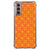 Samsung Galaxy S21 Plus Doorzichtige Silicone Hoesje Batik Oranje
