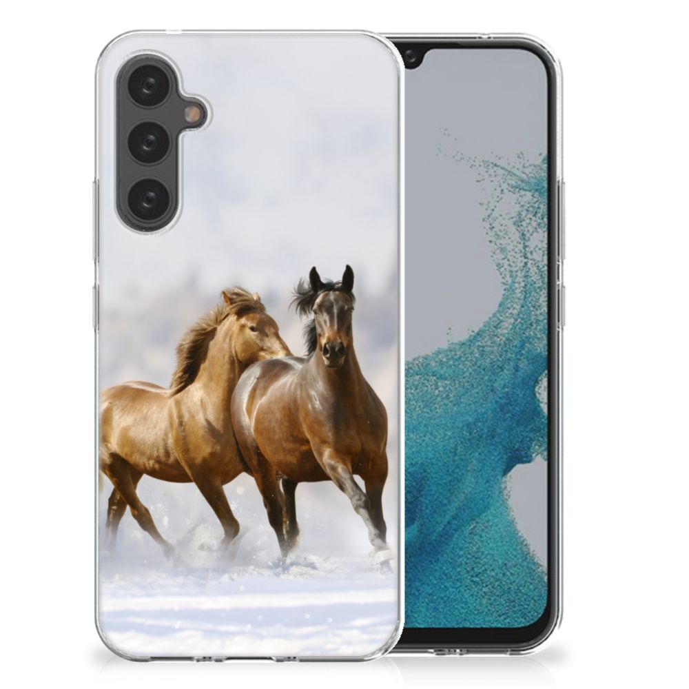 Samsung Galaxy A34 TPU Hoesje Paarden