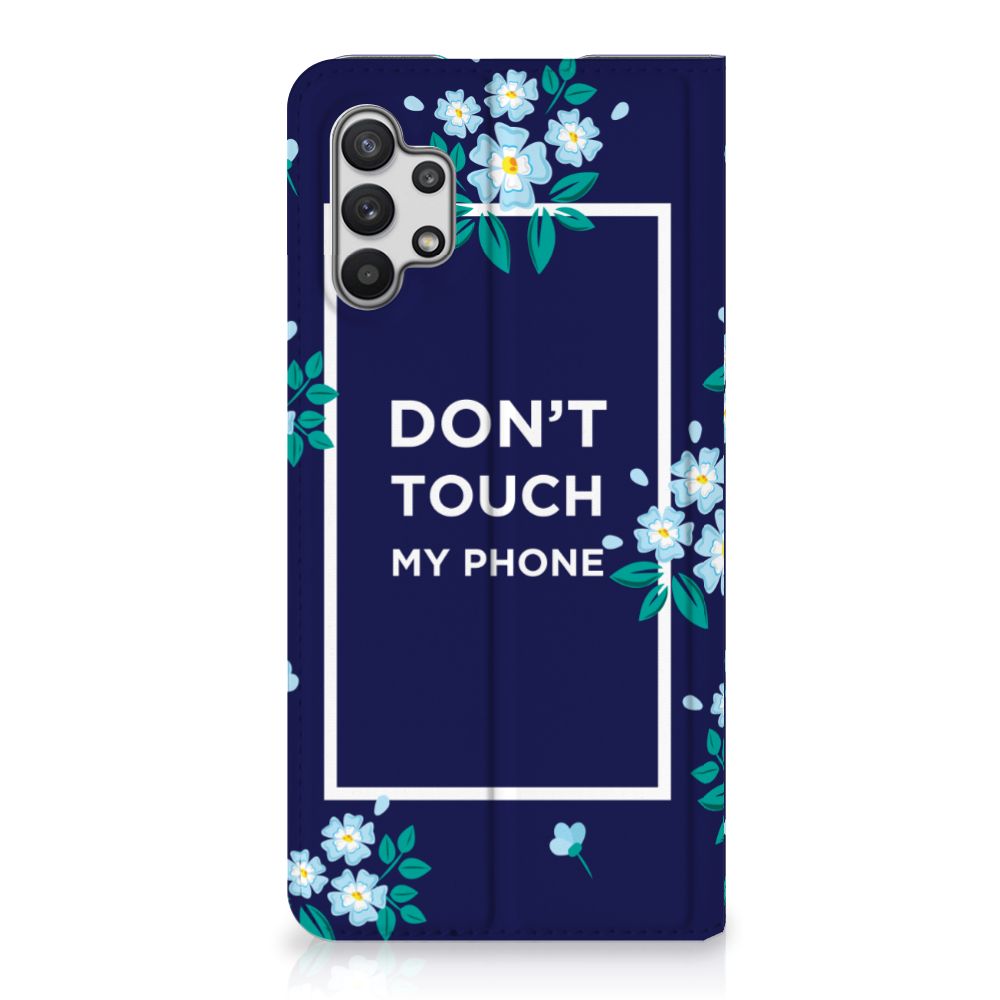 Samsung Galaxy A32 5G Design Case Flowers Blue DTMP - B2C Telecom