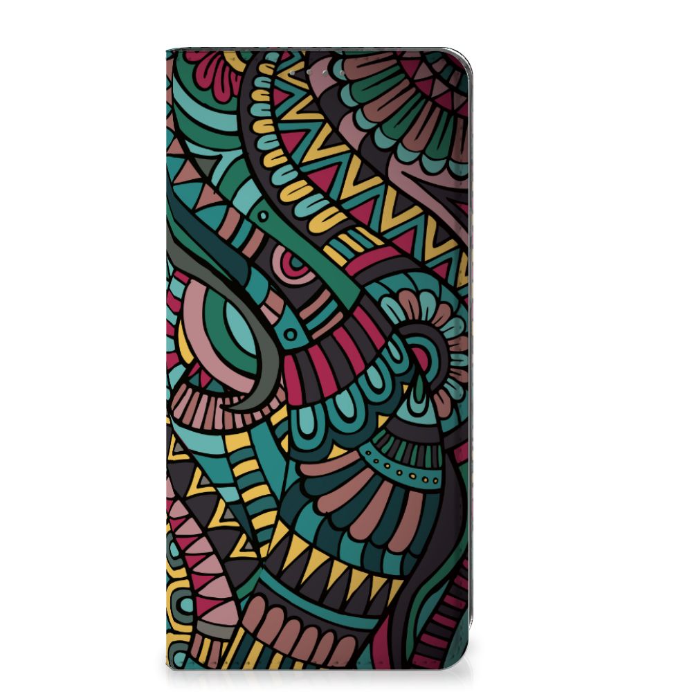 Google Pixel 7 Pro Hoesje met Magneet Aztec