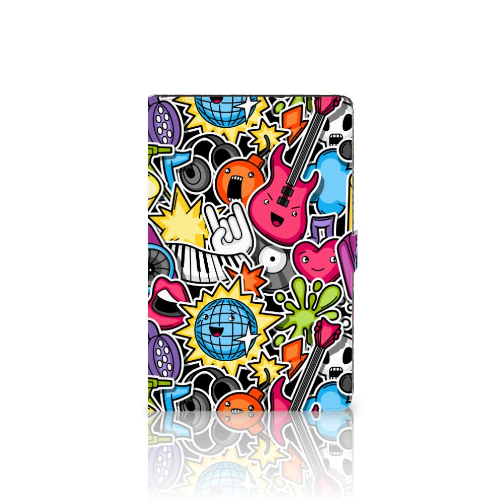 Lenovo Tab M10 Plus 3rd Gen 10.6 inch Tablet Hoes met standaard Punk Rock