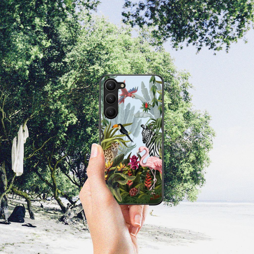 Dierenprint Telefoonhoesje voor Samsung Galaxy S23 Plus Jungle B2C Telecom