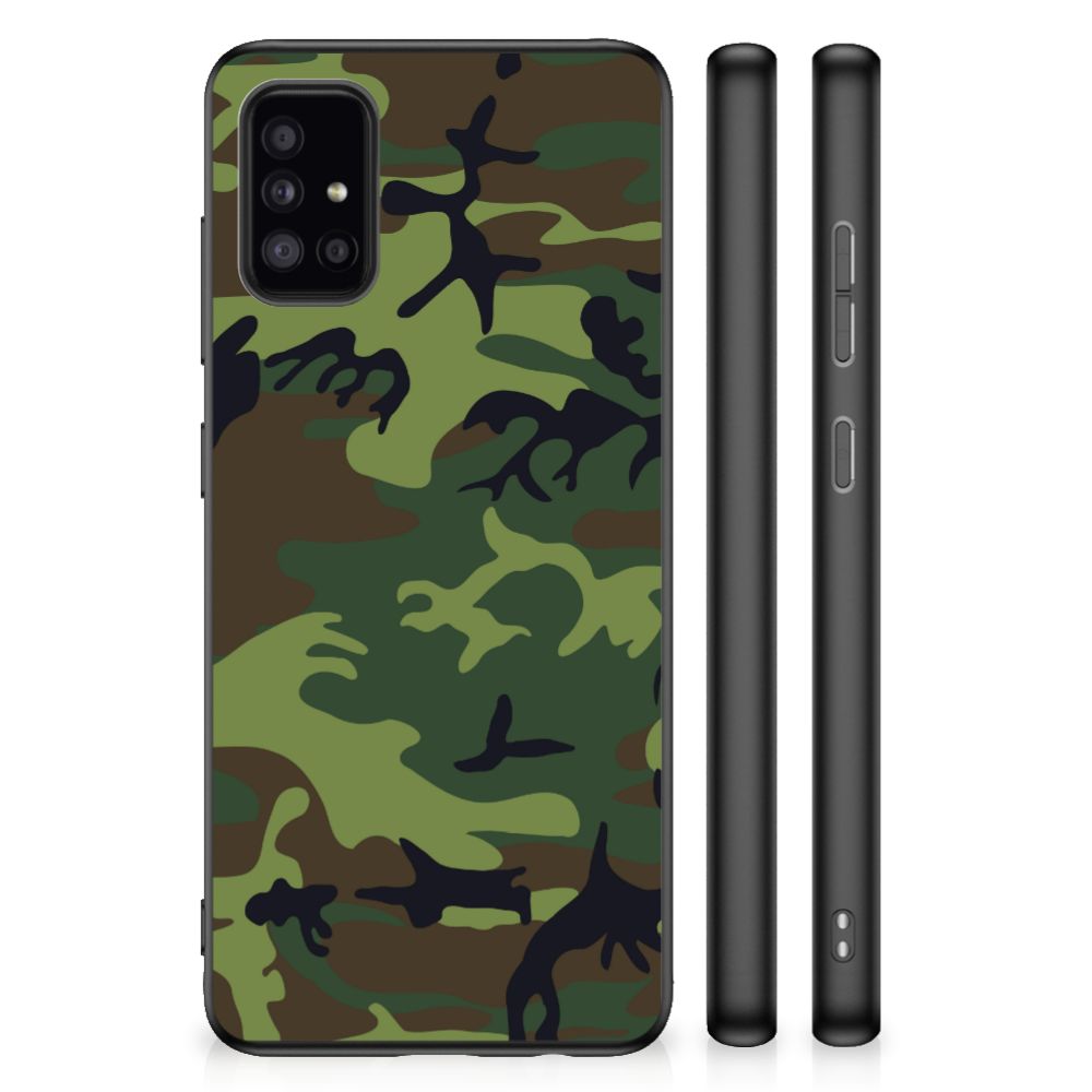 Samsung Galaxy A51 Bumper Case Army Dark