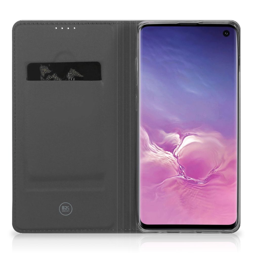 Samsung Galaxy S10 Hoesje met tekst Woke Up - Origineel Cadeau Zelf Maken