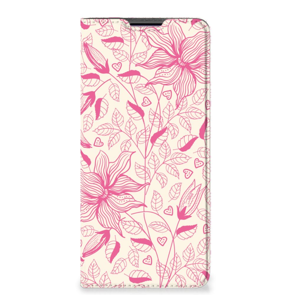 Motorola Edge 30 Pro Smart Cover Pink Flowers - B2C Telecom