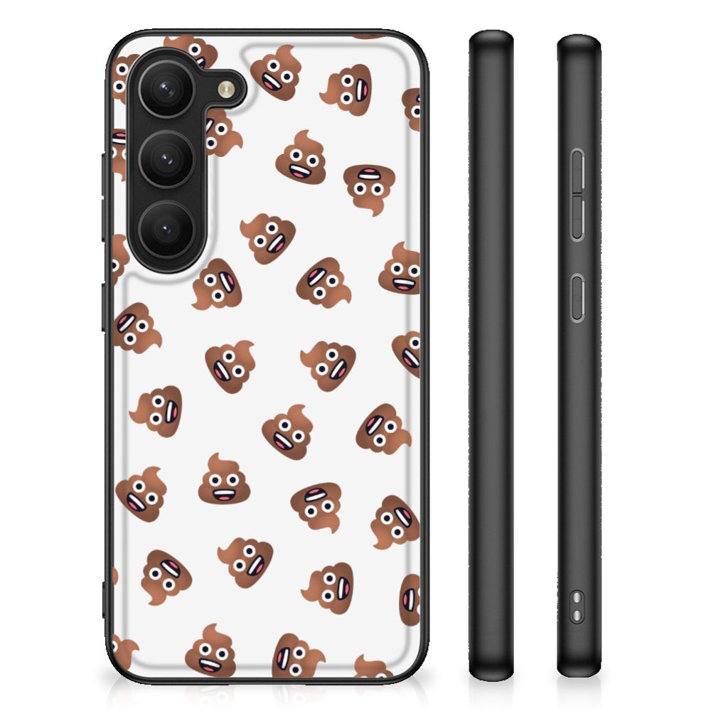 Back Case voor Samsung Galaxy S23 Poep Emojis B2C Telecom
